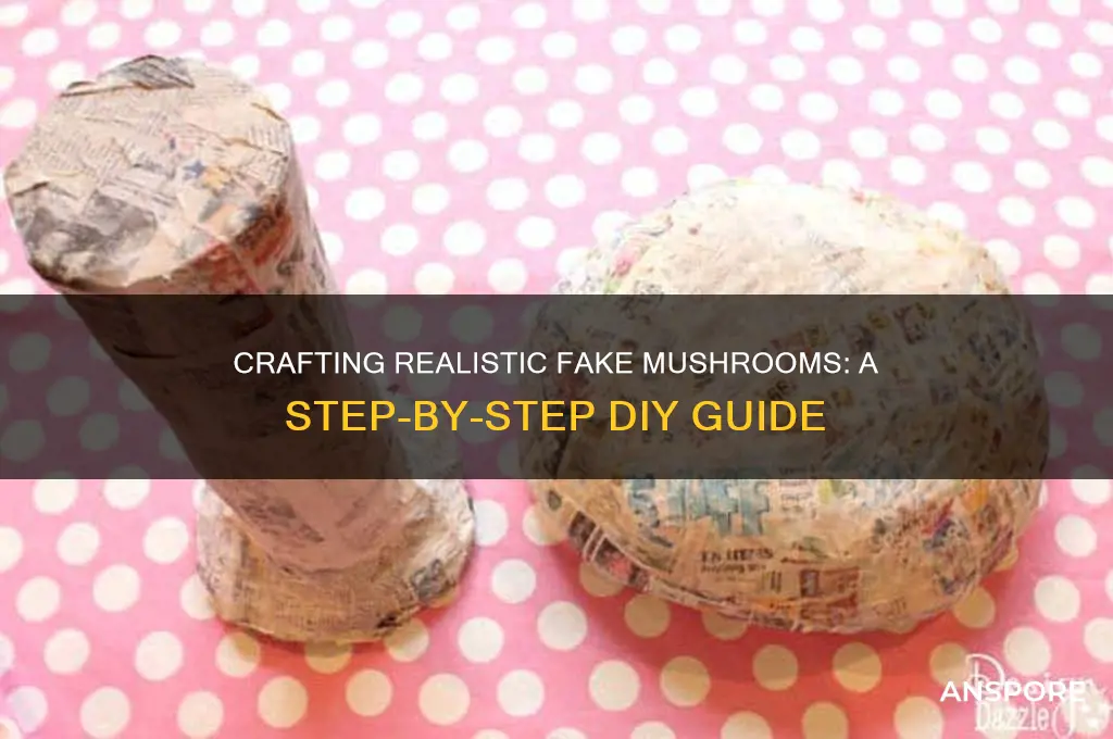 how to make a fake mushroom