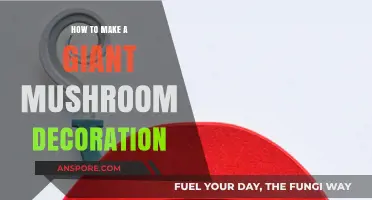 Crafting a Stunning Giant Mushroom Decoration: DIY Guide