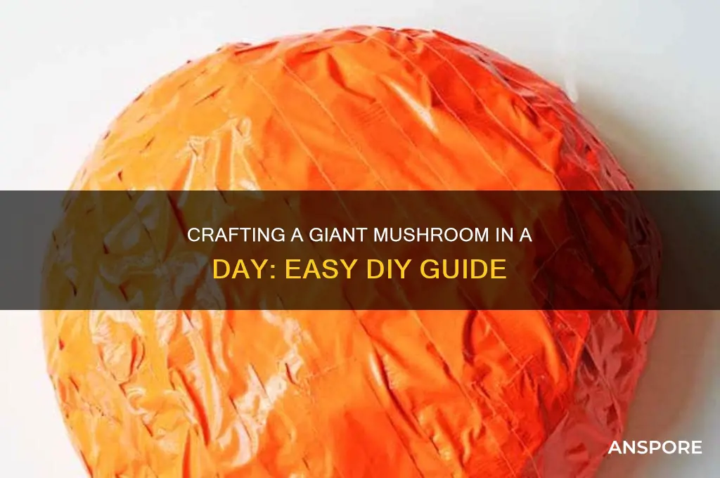 how to make a giant mushroom in day