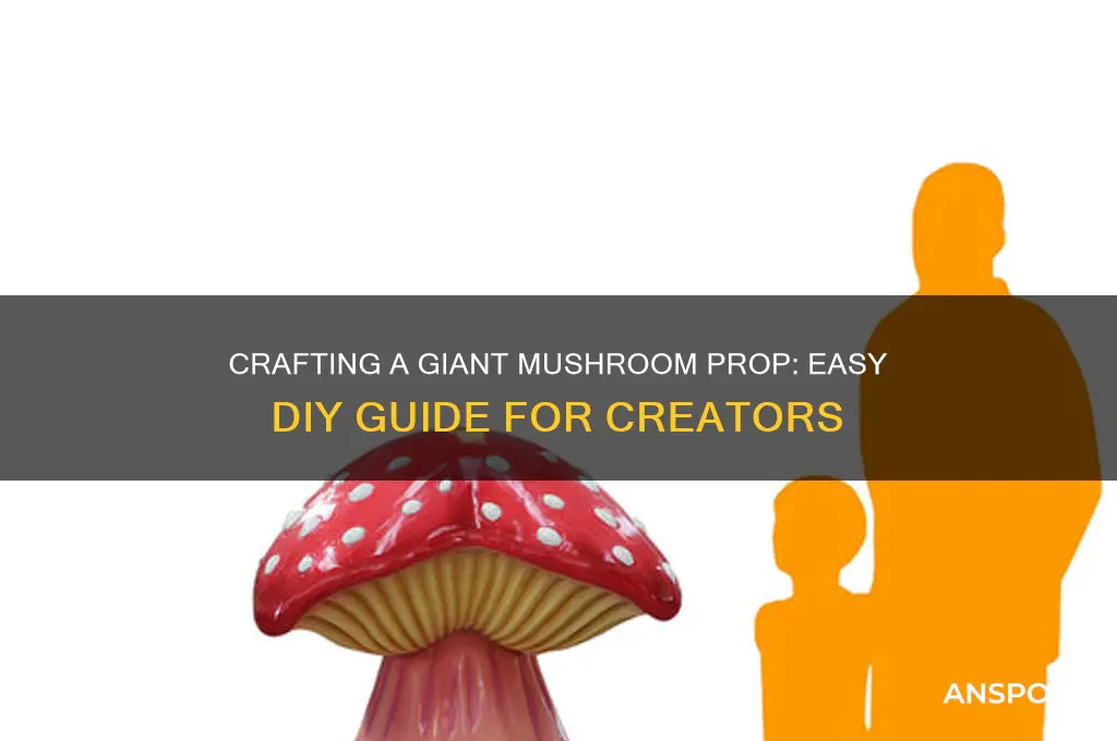 how to make a giant mushroom prop