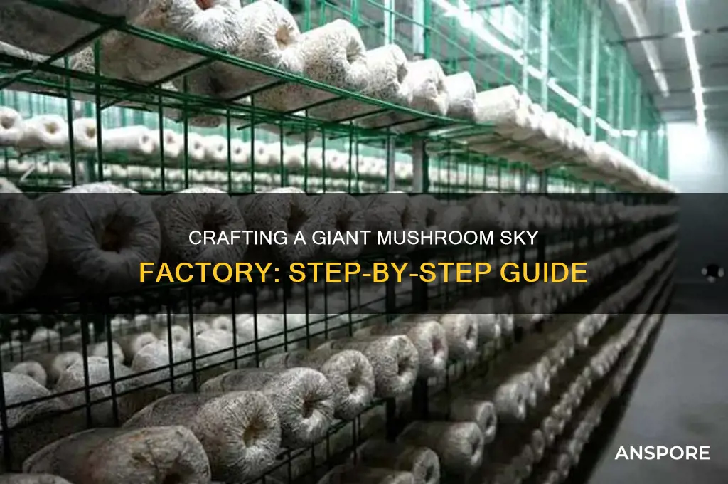 how to make a giant mushroom sky factory