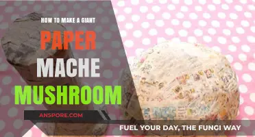 Crafting a Whimsical Giant Paper Mache Mushroom: Step-by-Step Guide
