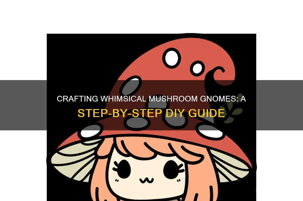 how to make a gnome out of mushrooms