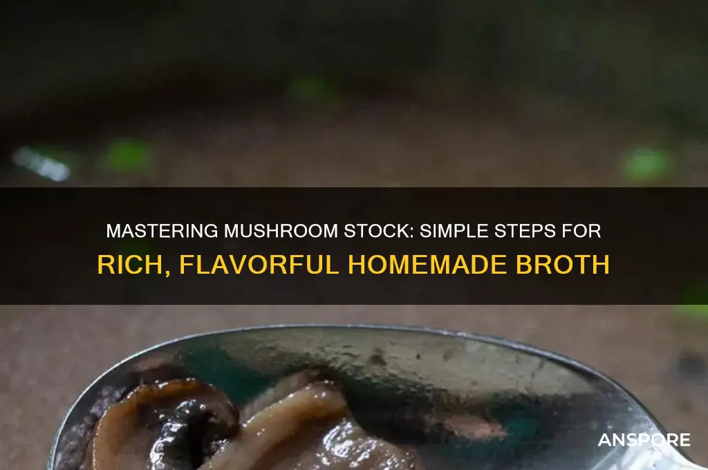 how to make a good mushroom stock