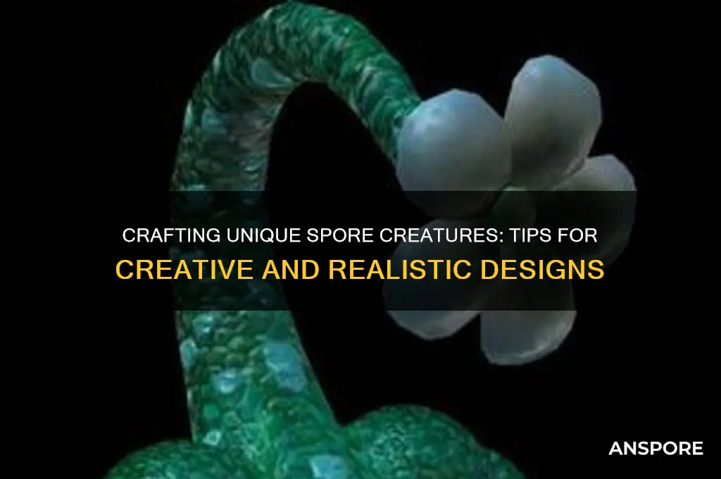 how to make a good spore creature