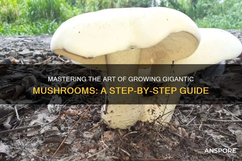 how to make a huge mushroom