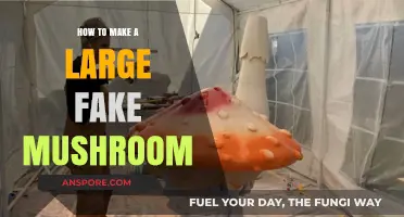 Crafting Giant Fake Mushrooms: A Step-by-Step DIY Guide