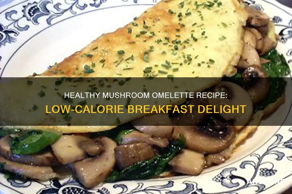how to make a low calorie mushroom omelette