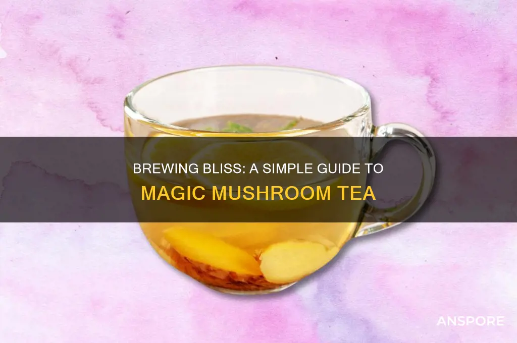 how to make a magic mushroom tea