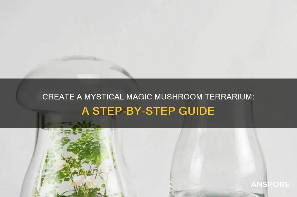 how to make a magic mushroom terrarium