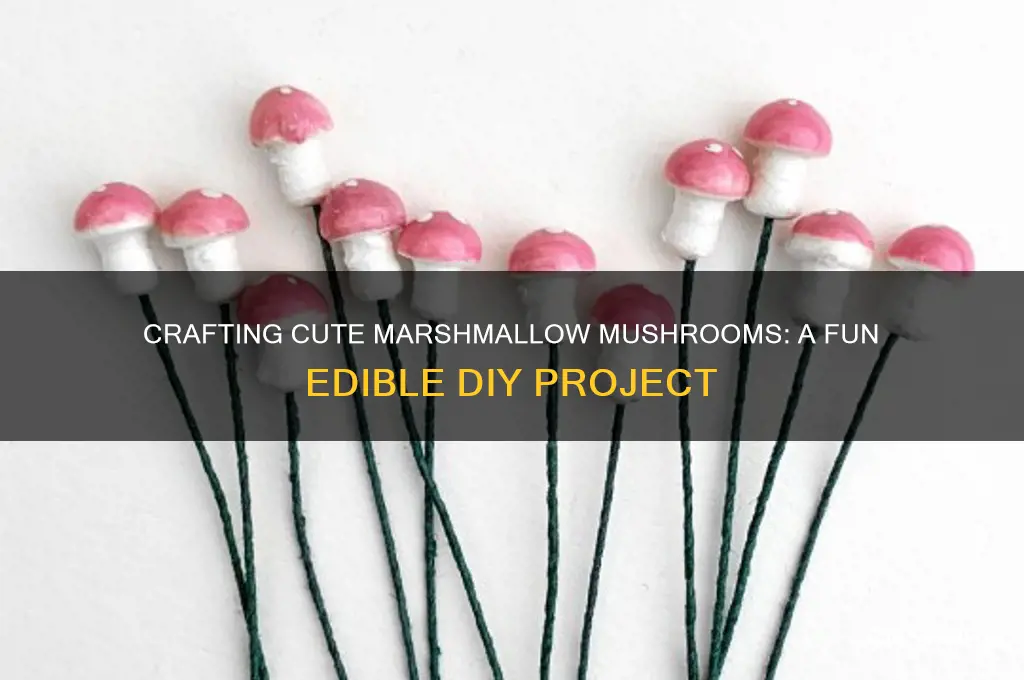 how to make a marshmallow mushroom