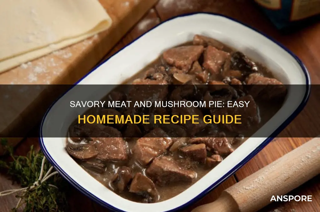 how to make a meat and mushroom pie