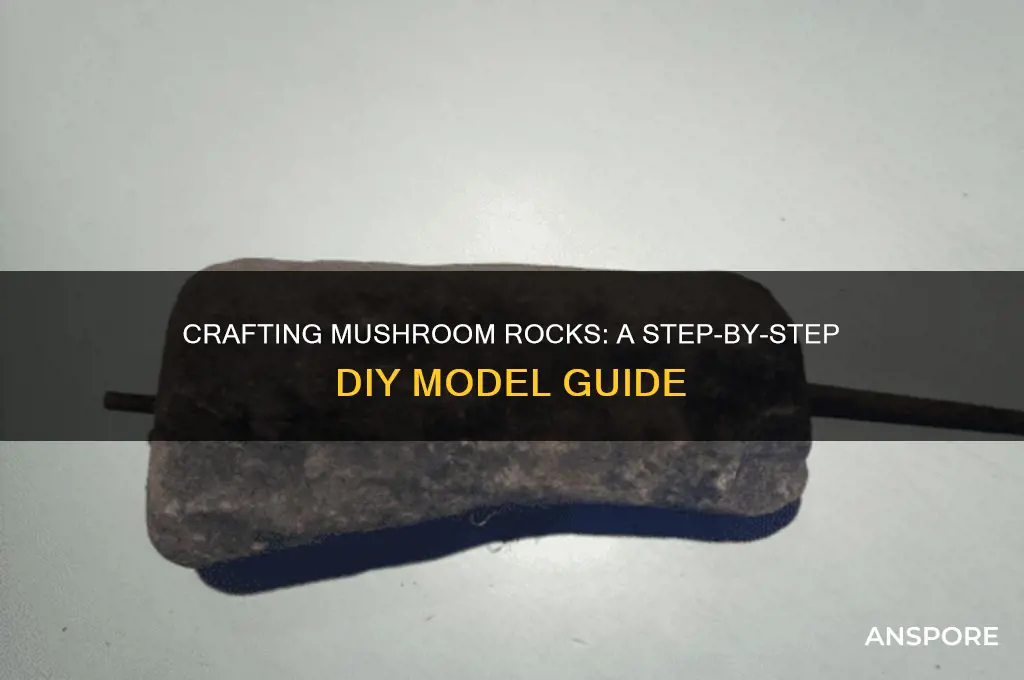how to make a model of mushroom rocks
