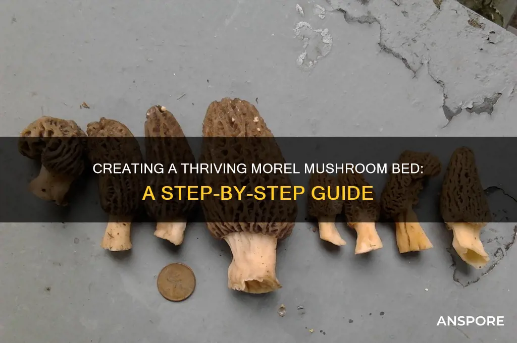 how to make a morel mushroom bed