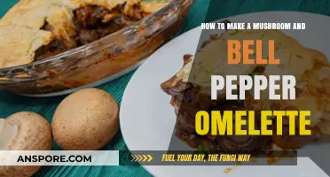 Delicious Mushroom and Bell Pepper Omelette: Easy Breakfast Recipe