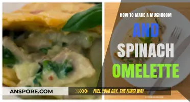 Easy Mushroom Spinach Omelette Recipe: Healthy Breakfast in Minutes