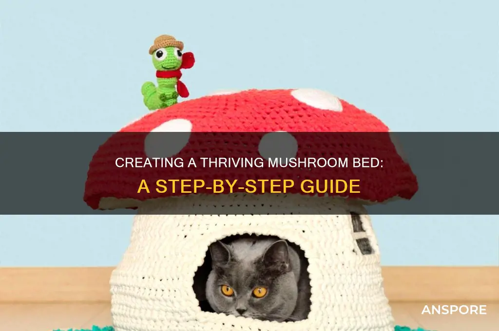 how to make a mushroom bed