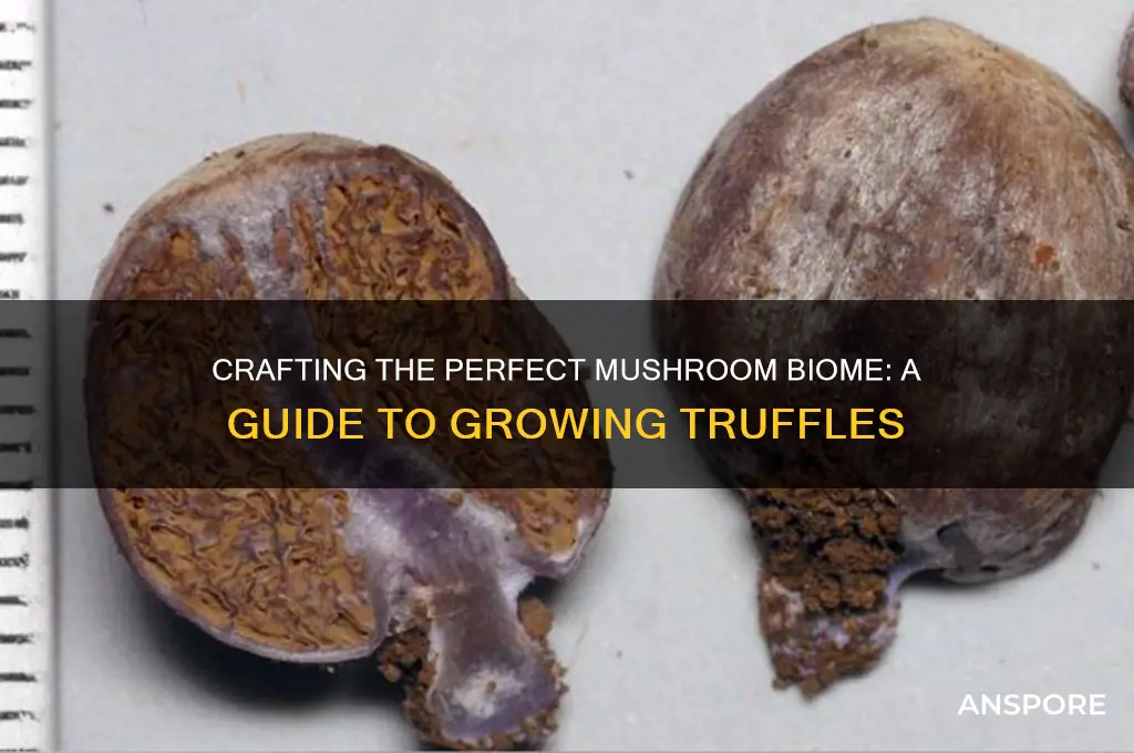 how to make a mushroom biome for truffle