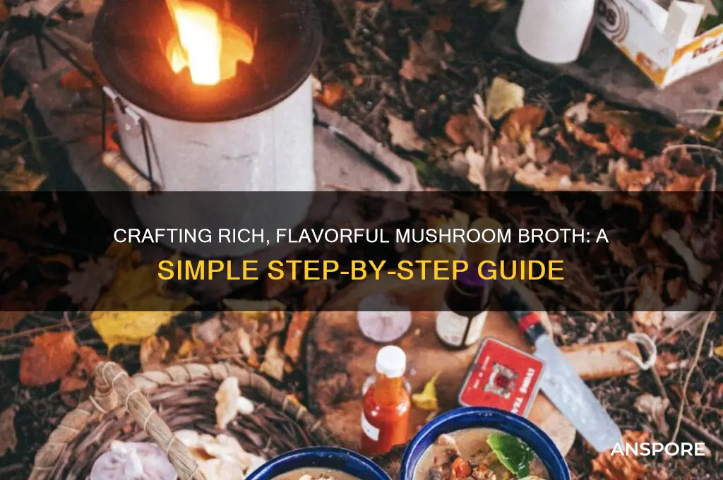 how to make a mushroom broth