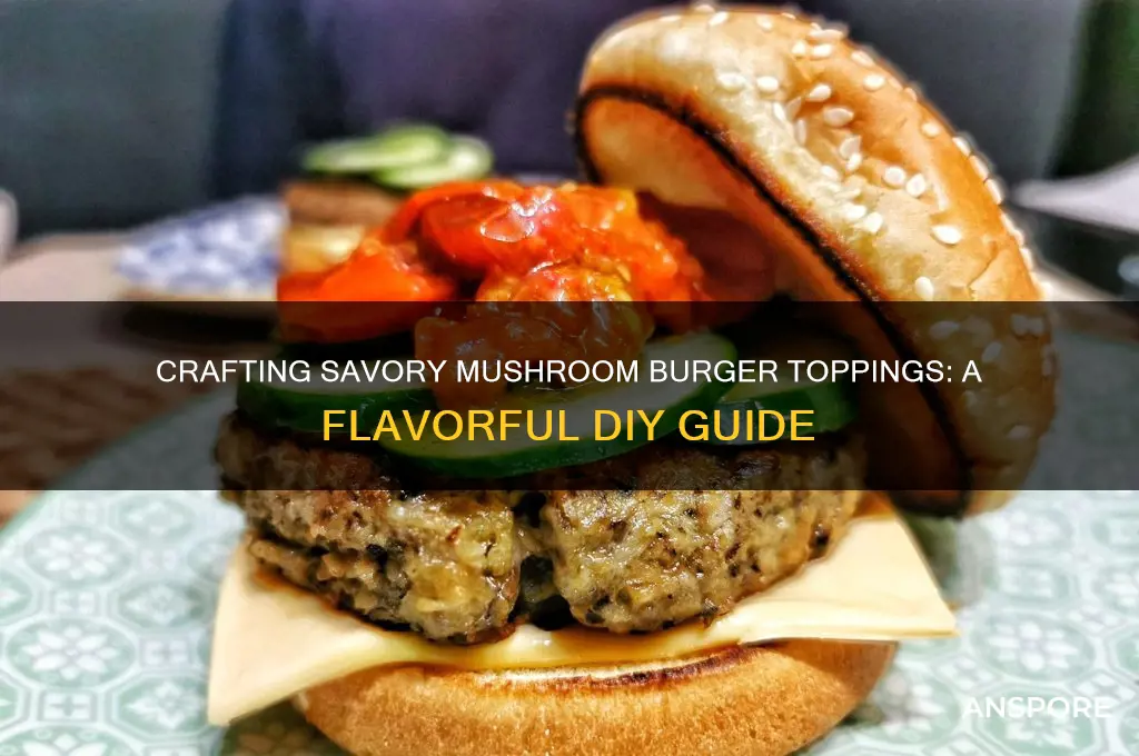 how to make a mushroom burger topping
