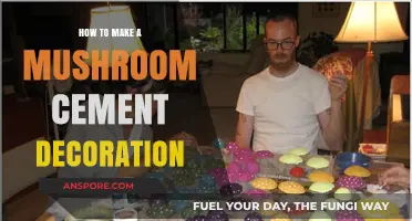 Crafting Unique Mushroom Cement Decor: A Step-by-Step DIY Guide