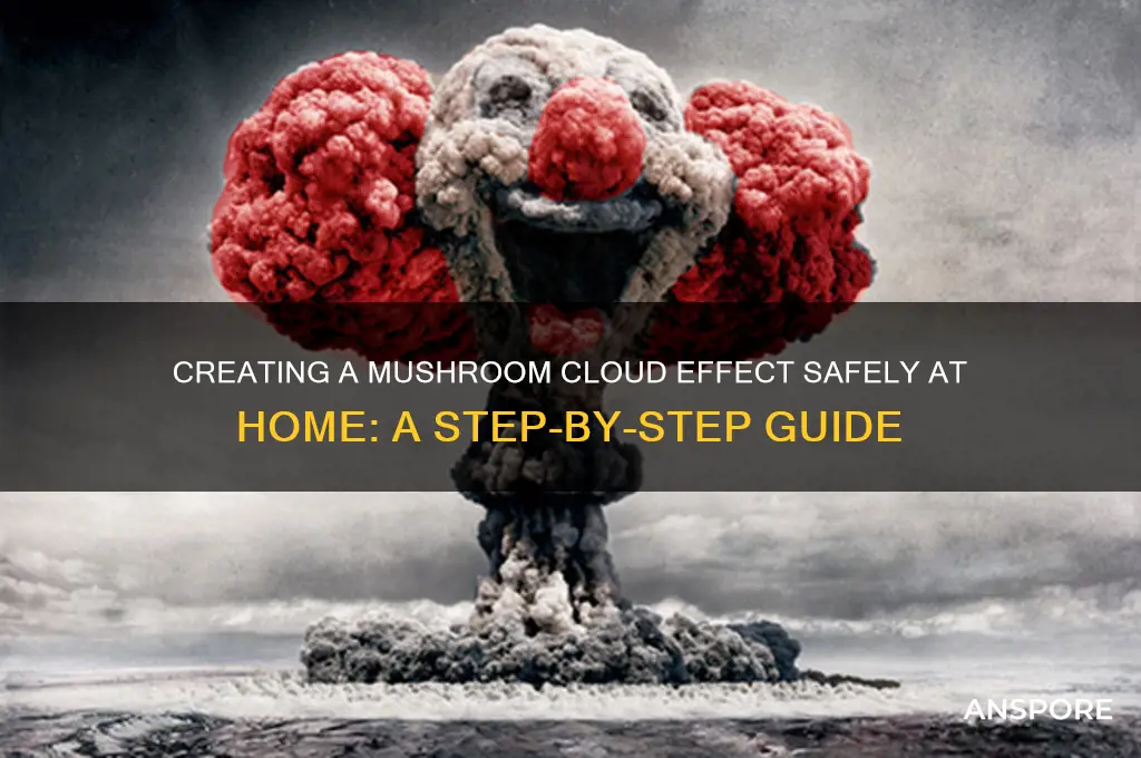 how to make a mushroom cloud at home