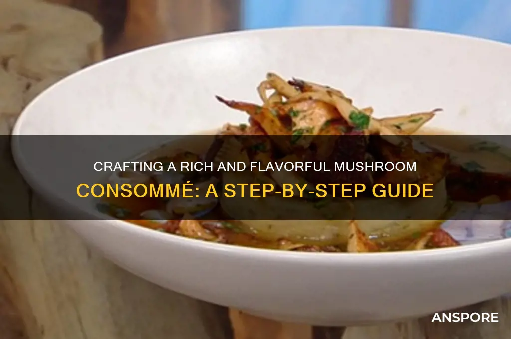 how to make a mushroom consomme