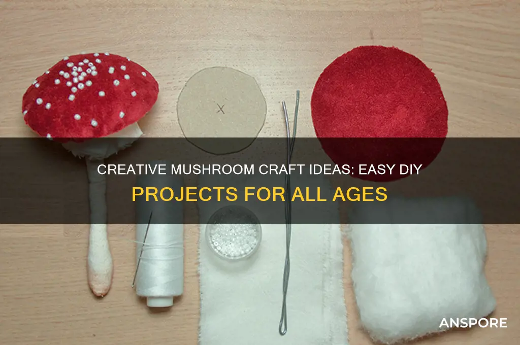 how to make a mushroom craft