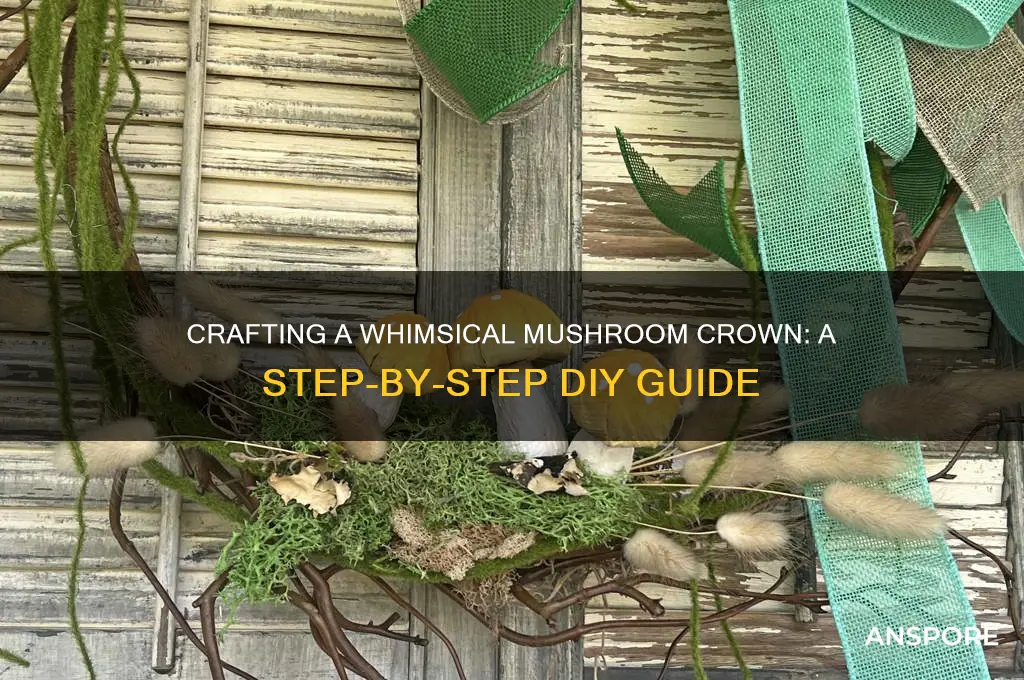 how to make a mushroom crown
