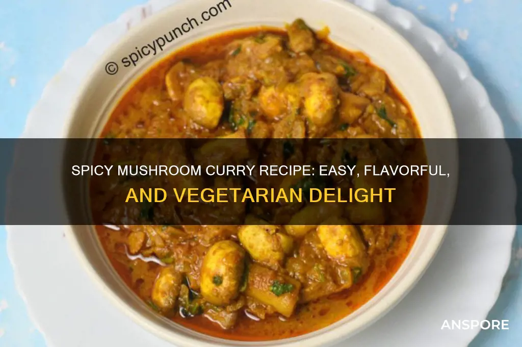 how to make a mushroom curry