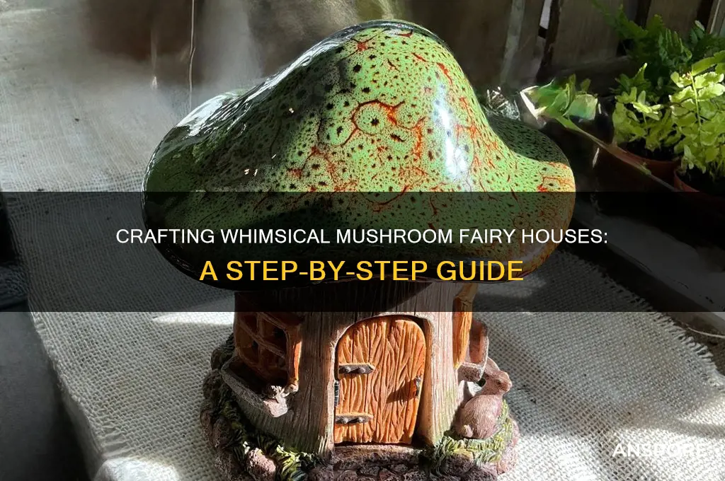 how to make a mushroom fairy house