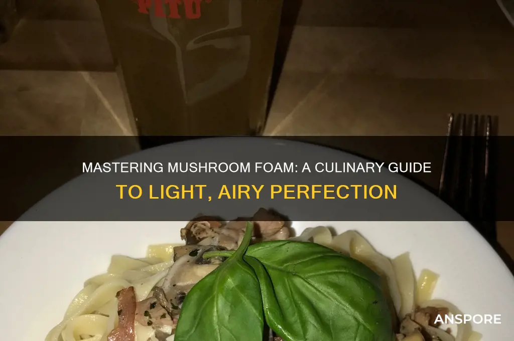 how to make a mushroom foam