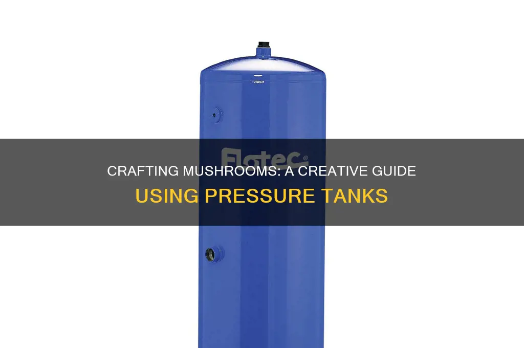 how to make a mushroom from a pressure tank