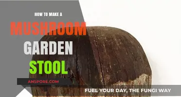 Crafting a Whimsical Mushroom Garden Stool: DIY Guide