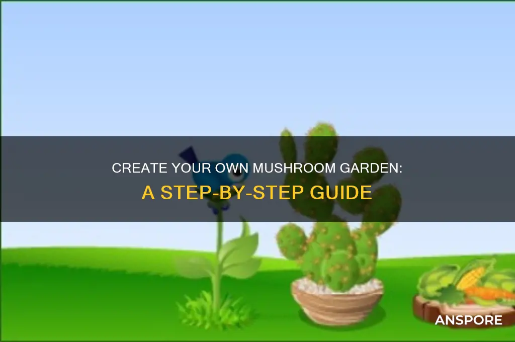 how to make a mushroom garden