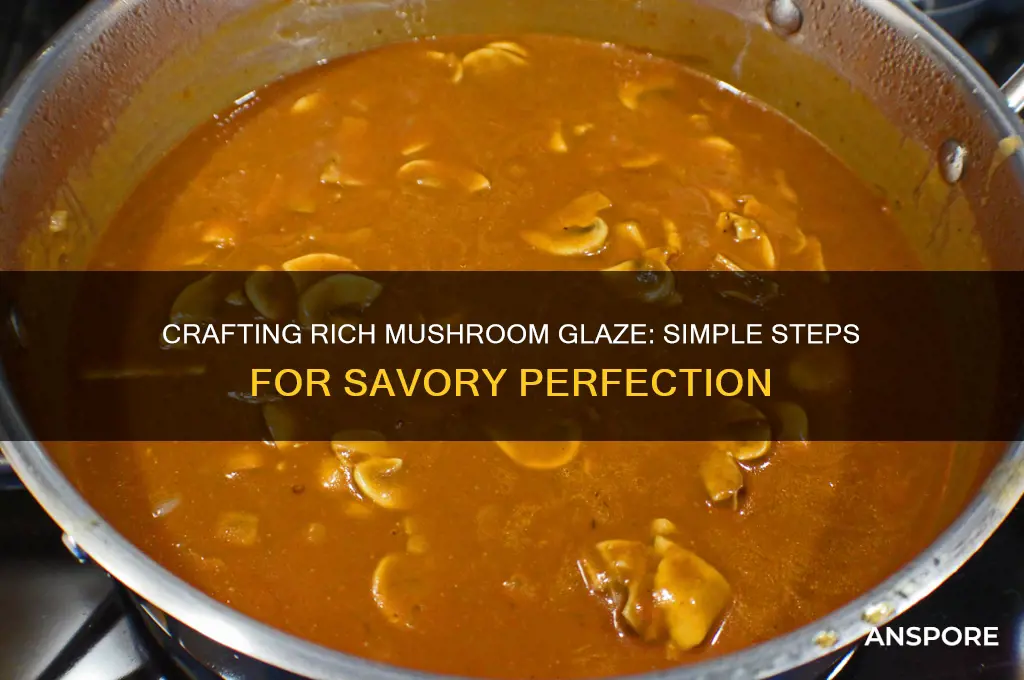 how to make a mushroom glaze
