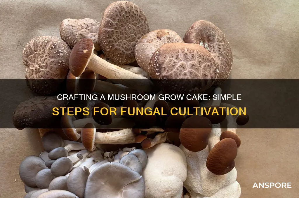 how to make a mushroom grow cake