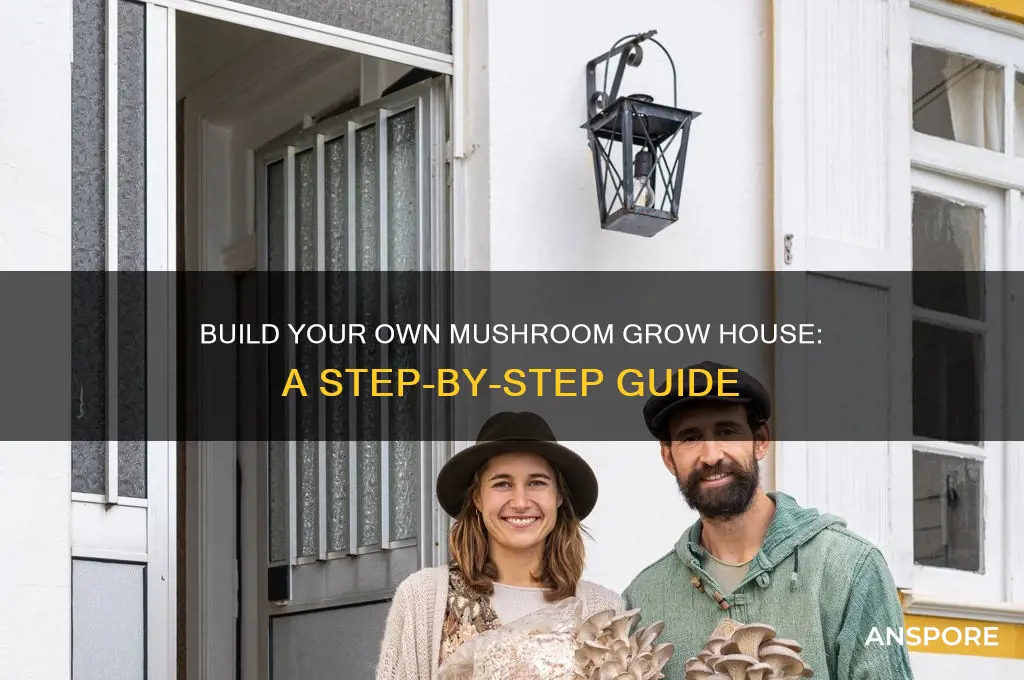 how to make a mushroom grow house