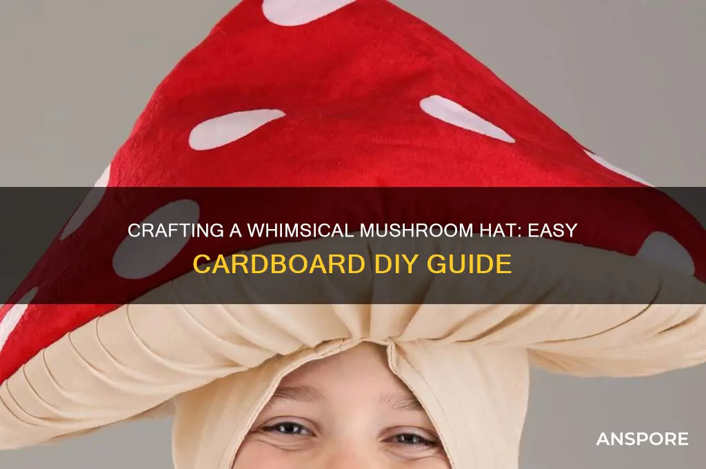 how to make a mushroom hat out of cardboard