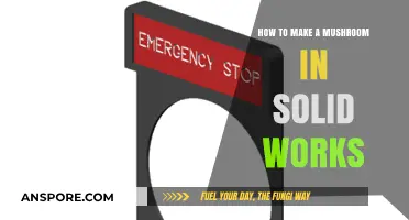 Designing a Realistic Mushroom Model in SolidWorks: Step-by-Step Guide