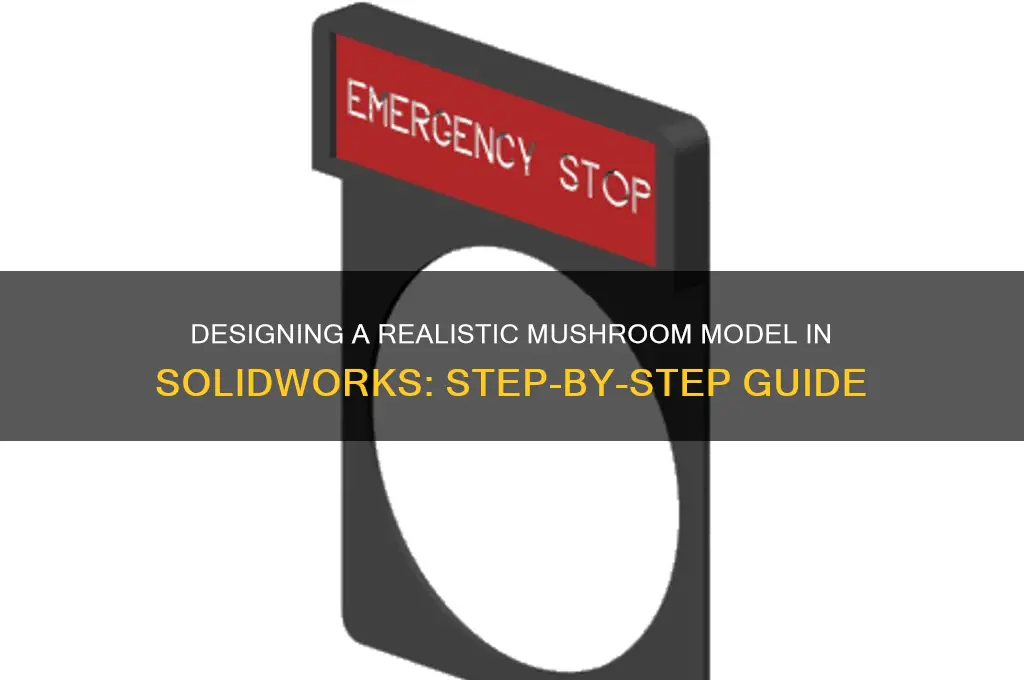 how to make a mushroom in solid works