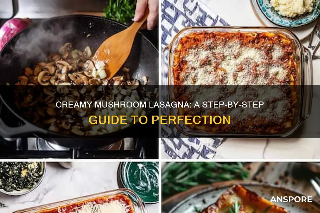 how to make a mushroom lasagna