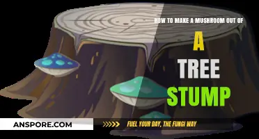 Transform Tree Stumps into Mushrooms: A Creative DIY Guide