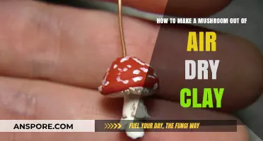 Crafting Clay Mushrooms: A Simple Air Dry Clay Tutorial