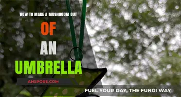 Transform Your Umbrella into a Whimsical Mushroom Craft in Simple Steps