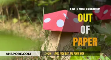 Crafting a Delicate Paper Mushroom: A Step-by-Step DIY Guide