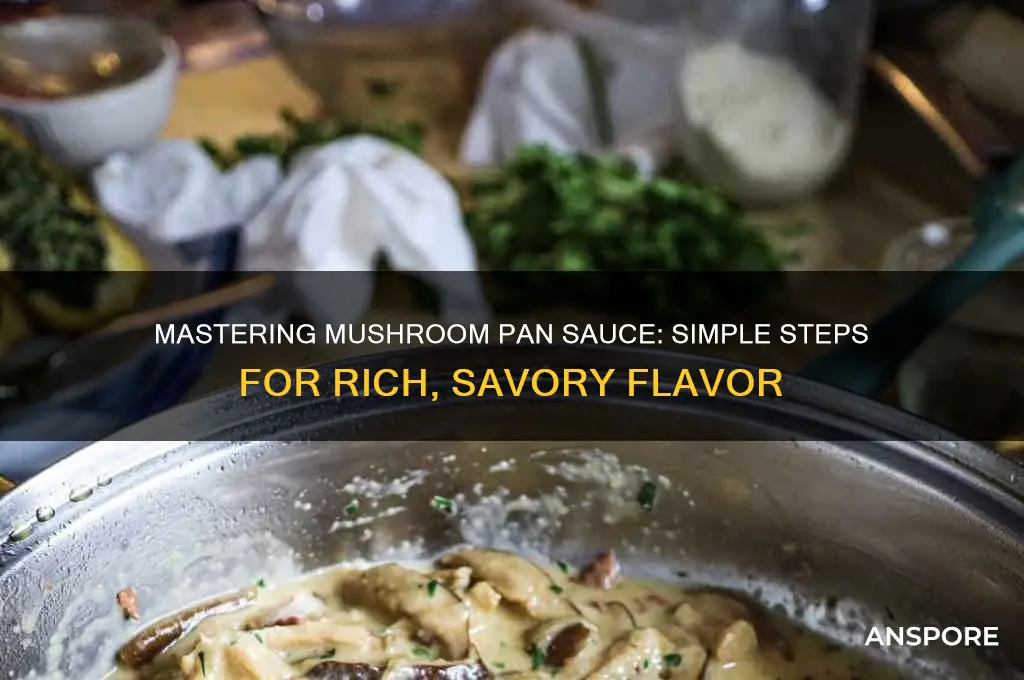 how to make a mushroom pan sauce
