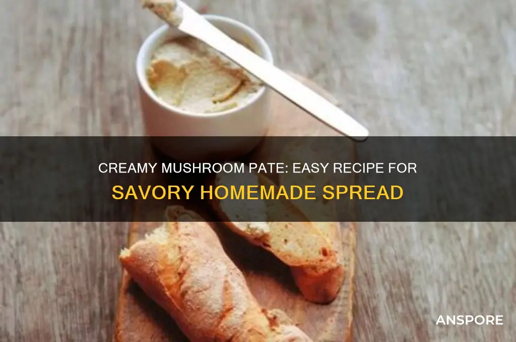 how to make a mushroom patte