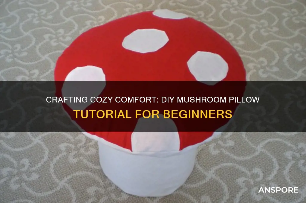 how to make a mushroom pillow