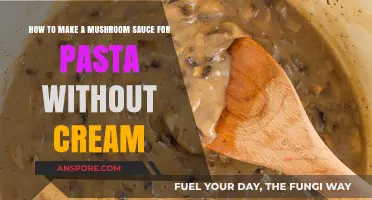 Cream-Free Mushroom Pasta Sauce: A Rich, Dairy-Free Recipe